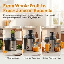 1000W Electric Stainless Fruit & Vegetable Juicer High Yield Extractor Celery