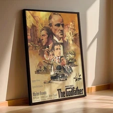 The Godfather Movie Premium Poster Wall Home Decor