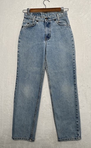 Vintage Levis 550 Jeans Kids Size 12 Blue Relaxed Pants Boys Orange Tab Denim
