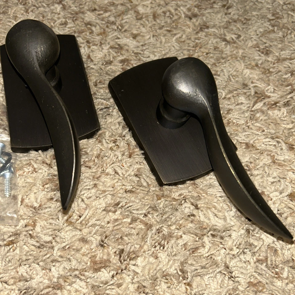 Emtek 7050DMB Durango Dummy Door Lever Set, Sandcast Bronze Collection - Image 2 of 4