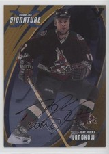 2002-03 ITG Be A Player Signature Series Daymond Langkow #096 Auto 0y3