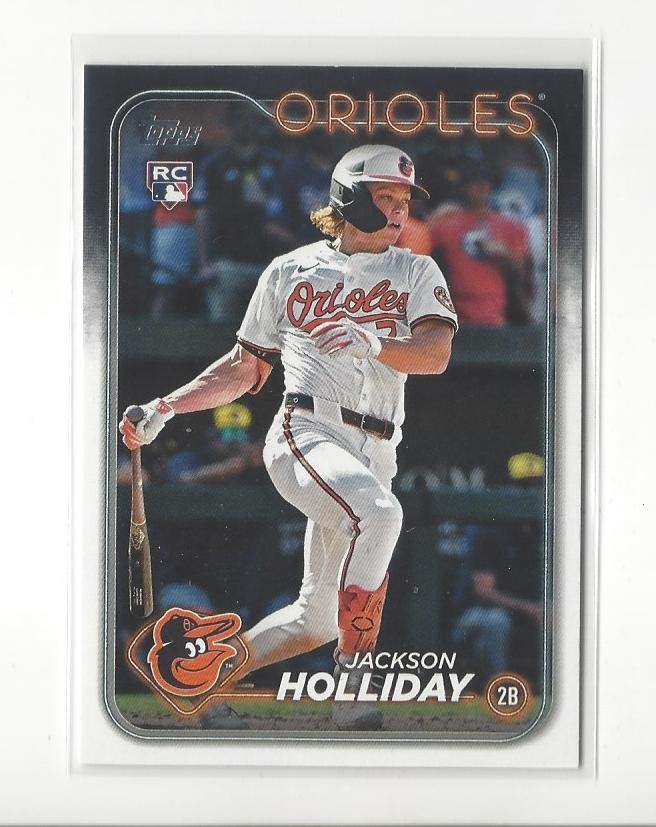 2024 Topps Update #US50 Jackson Holliday RC Rookie Orioles