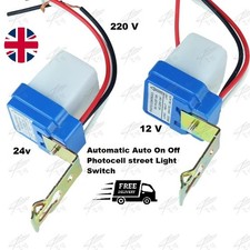 AC DC 12V 24V 220V 10A Auto On Off Photocell Street Light Sensor Switch