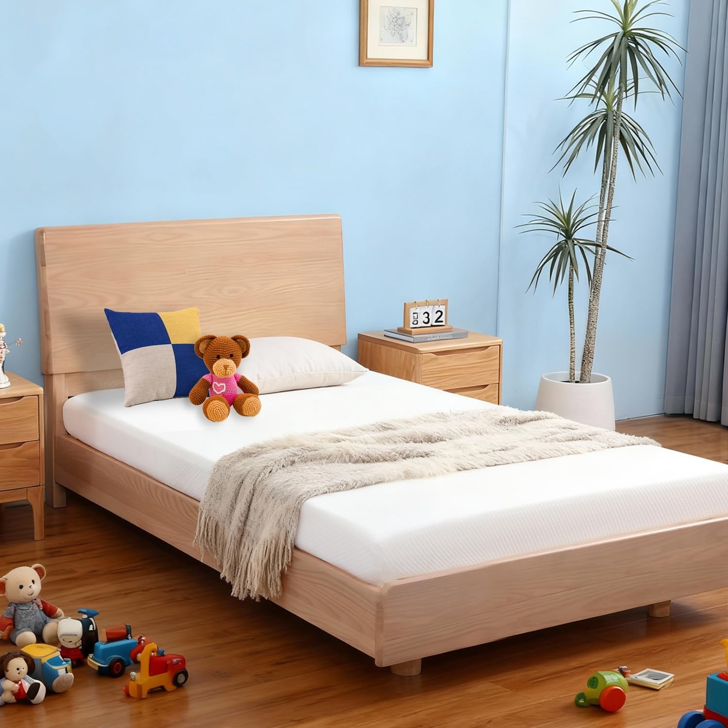 Full Mattress, 6 Inch Full Size Matress, Gel Mattress Memory Foam for Pressur...