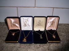 4 Goebel Collector's Club/ M.I. Hummel Gold Tone Necklace Lot