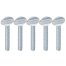 25pcs 1/4-20 x 1-1/2" Thumb Screws Carbon Steel Fully Thread Screw