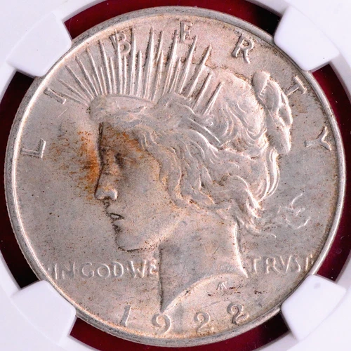 NGC MS-62! 1922-D PEACE DOLLAR
