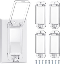 4 Pack Light Switch Guard Cover Baby Child Proof Wall Light Switch Cover Guard f