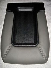 Console Bench Top Lid Flip Up Front Row Light Pewter Grey 99-02 Made In U.s.a