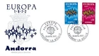 CEPT EUROPA 1972 FRENCH ANDORRA FDC