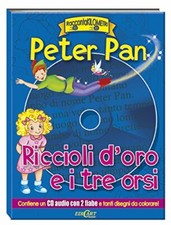 fiabe sonore con cd audio, Peter Pan + Riccioli d'oro e i tre orsetti +libricino
