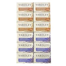 Yardley English Lavender Bath Bar, 4.25 oz 6 PCS, Yardley Oatmeal  Almond Bath