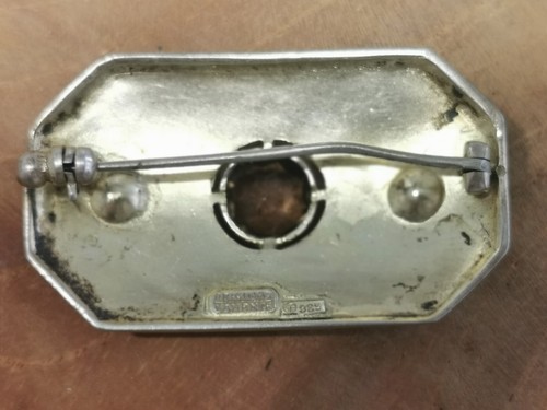 Art Deco Theodor Fahrner Brosche mit Rauchtopas aus 925 Silber - Bild 2 von 2