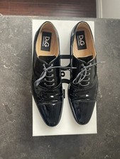 Dolce and Gabbana D&G Tuxedo Patent Leather Shoes - Mens 42