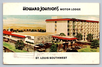 Postcard Missouri St Louis Howard Johnsons Motor Lodge Southwest 1983   E100