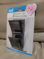 Jot Magnetic Clip 2pk  Heavy Duty Black Color New With Sealed! 