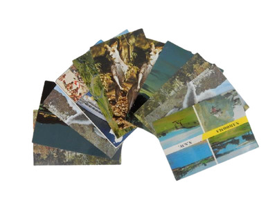 Lot of 11 Vintage Australia Postcards Blank 1970's Canberra Tidbinbilla Nature