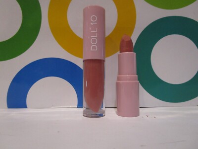 DOLL 10 ~ LIP WARDROBE LIPSTICK & LIPGLOSS DUO ~ ATTRACT ~ FULL SIZED