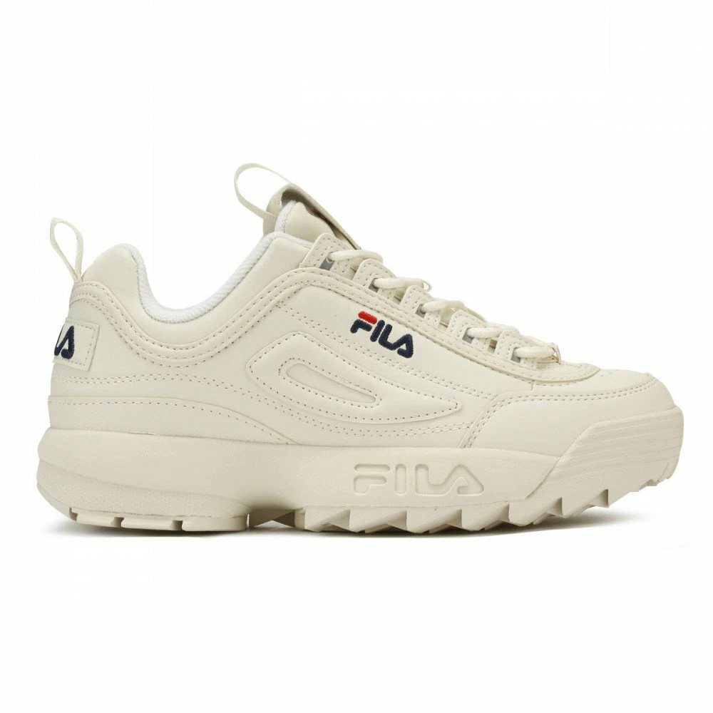 Zapatos de entrenamiento originales para mujer Fila Disruptor II premium beige eBay