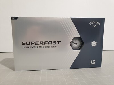 Callaway Superfast Golfbälle Weiss (15er Pack)