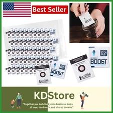 2-Way Humidity Control Packs for Optimal Flavor Preservation - 62% RH, 50 Pack