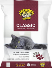 Premium Clumping Cat Litter - Classic - 99.9 Dust-Free, Low Tracking, Hard Clum