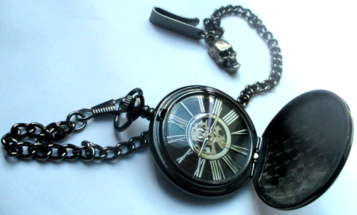 Montre à Gousset Kronen & Sohne Avec Chaînette Chatelaine - Style Gothique Vintage - Occasion
