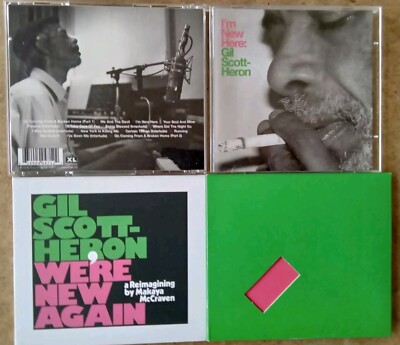 Gil Scott-Heron: 3 CDs! We're New Again (Re-imagined) Dark Funk Blues/Cult Hero
