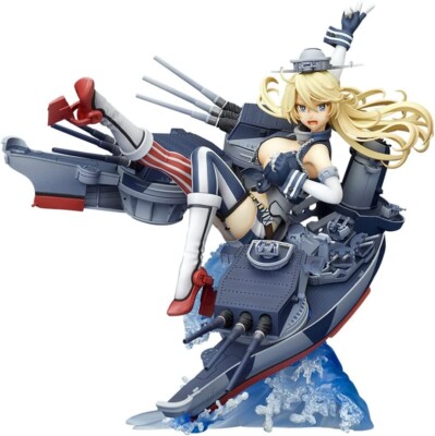 quesQ 戦艦Iowa quesQ Kantai Collection Fleet Figure Iowa 200mm 7inch PVC&ABS F/S