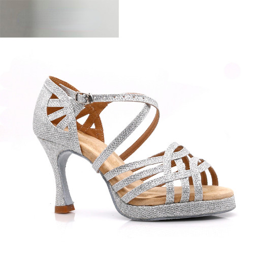 Zapatos de Baile Latinos con Plataforma de Agua Mujer Moda Zapatos Tacón Alto Jazz Zapatos Tacón