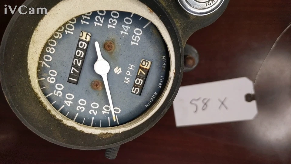 1974 Suzuki Gt250 Gauges Meter Speedo Tach 34100-33618 PARTS ONLY - Image 3 of 4