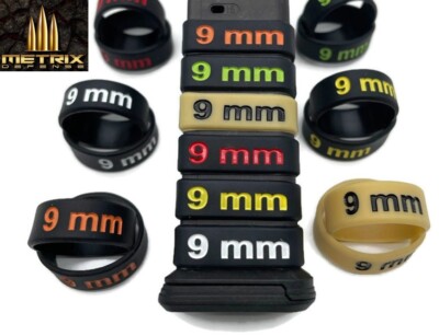9mm Magazine ID Band Quality, Best Fit & Thick MAG ID (Pack of 3) FREE SHIPPING