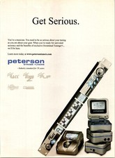 Peterson Strobe Tuners Original Print Ad