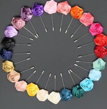 Lapel Flower Boutonniere Stick Brooch Pin Men's Shirt Suit Tie Women's 1#1