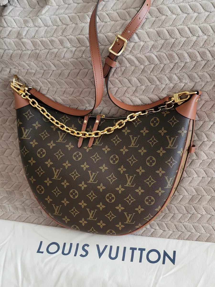 Louis Vuitton Loop Hobo Bag Monogram Reverse Canvas