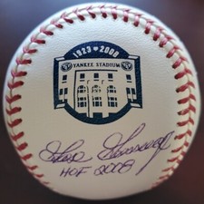 Goose Gossage signed Final Season Yankee Stadium Baseball STEINER AUTO