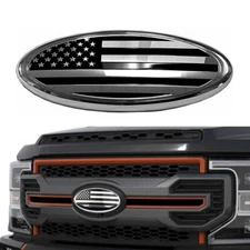 9" For Ford Expedition 2007-2009 FRONT GRILL Tailgate US Flag Oval Emblem Badge