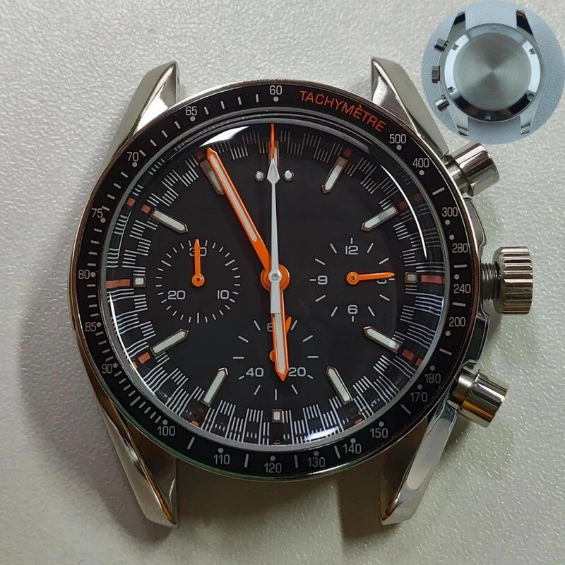 39.7mm Watch Metal Case FIT VK63 Movement Case Watch Accessories Suitable - Image 3 of 4