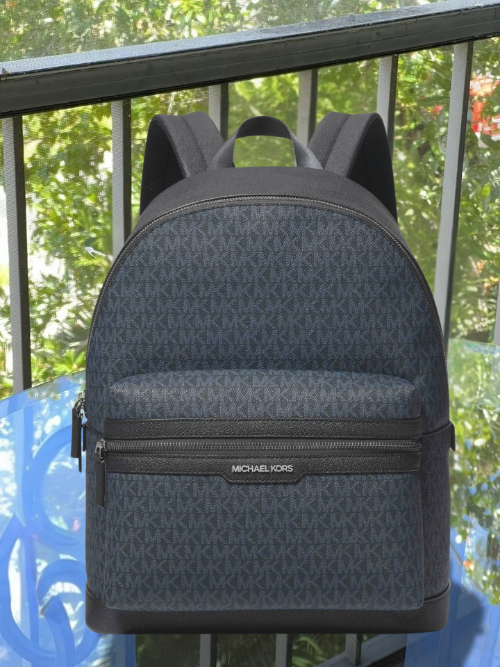 Michael Kors Cooper Men Admiral MK Logo Spacious Travel Functional