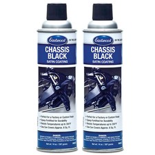 Eastwood Chassis Black Satin Frame Aerosol Spray Paint 14 Oz 2 Pack