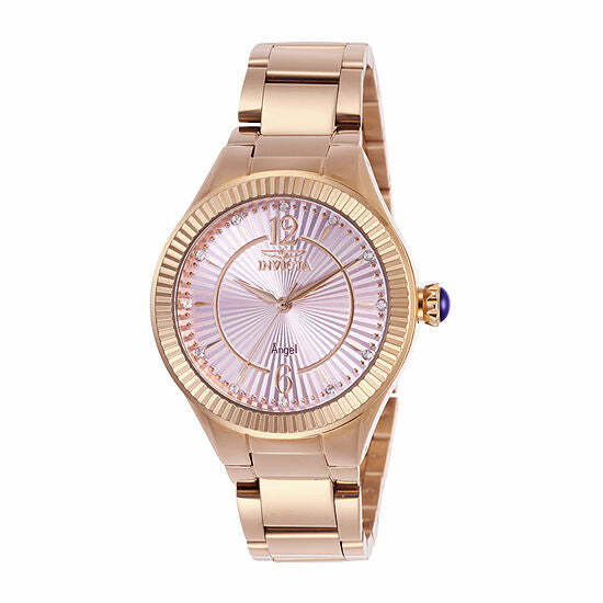 Invicta Angel Womens Rose Goldtone Stainless Steel Bracelet  display picture 1