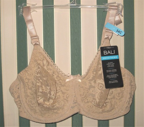 Reggiseno sottofilo nuovi con etichette Bali stile liscio 3432 assortiti colori e dimensioni - Foto 5 di 8