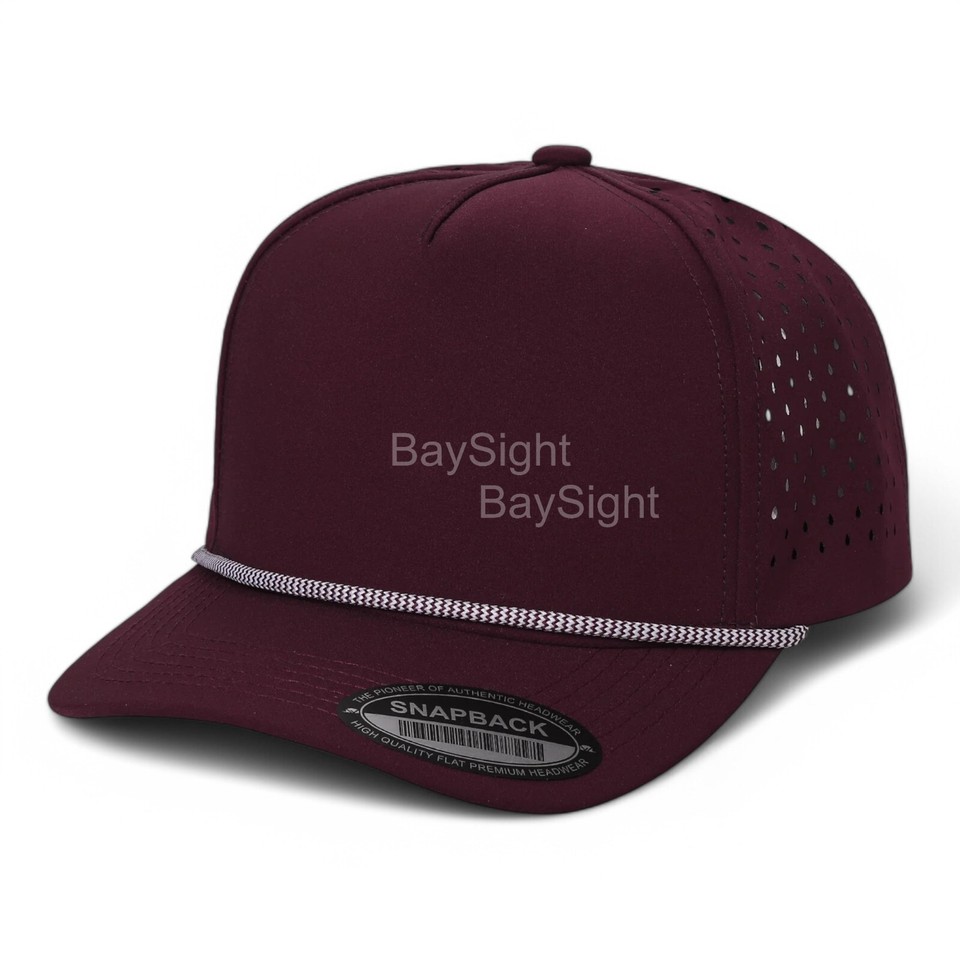 Baseball Rope Hat Mens Waterproof Baseball Cap With Rope Adjustable Snapback Trucker Hat ...