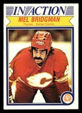 1982-83 O-Pee-Chee Mel Bridgman #40 - Calgary Flames