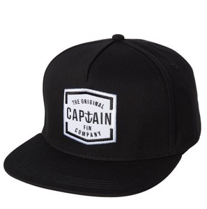 Captain-Fin-LYNARD-Mens-100-Cotton-Adjustable-Snapback-Hat-Black-NEW-2018