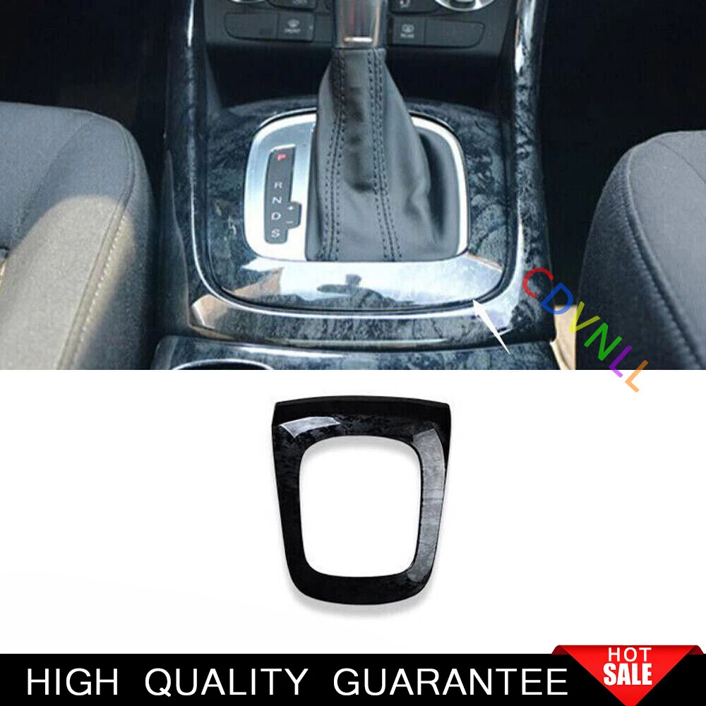 Fit For Audi Q3 2013-2018 Black Wood Grain Central Console Gear Shift Panel Trim