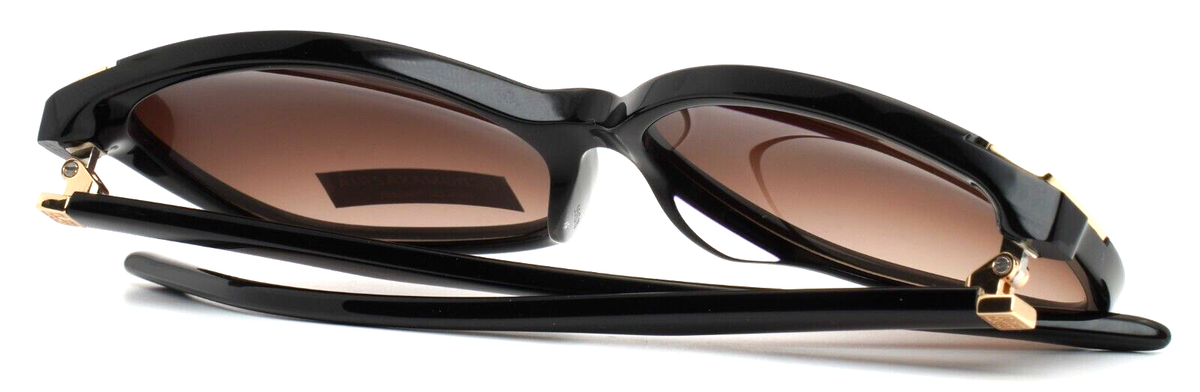 BCBGMAXAZRIA Sunglasses Women\'s Black Fade Hexagonal 55 16‎ 140MM 21203 BCBG MAXAZRIA Wistful Black Womens Cat Eye Gradient  main image 4