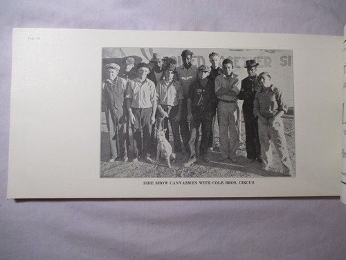 RARE 1937 COLE BROS. CIRCUS Route Book KEN MAYNARD CLYDE BEATTY 4569 - Picture 4 of 10