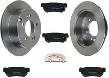 Bremsen SET Bremsscheiben + Beläge HINTEN passend für Kia Magentis 2.0 CRDi 