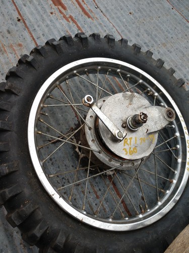 Yamaha DT1 RT1 DT2 RT2 DT3 RT3 DT 250 DT250 Rear Wheel Rim Hub 1971 1972 1973